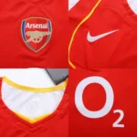 04-05 Arsenal Retro Home Long Sleeve Jersey - 图片 4