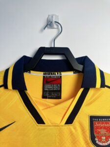 Arsenal Retro Long Sleeve  Away Football Shirt   1996-1997 - 图片 3
