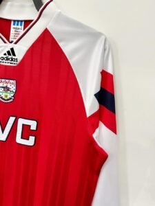 Arsenal Retro Long Sleeve Home Football Shirt 1992/1993 - 图片 5