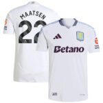MAATSEN #22 Aston Villa Away Jersey Player Version 2024-25