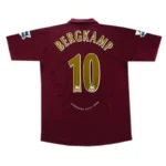 05-06 Arsenal Henry #14 Bergkamp #10 Pires #7 FABREGAS #15 Retro Jersey Home - 图片 7