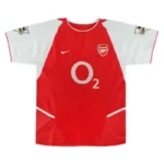 02-04 Arsenal Bergkamp #10 Retro Jersey Home - 图片 2