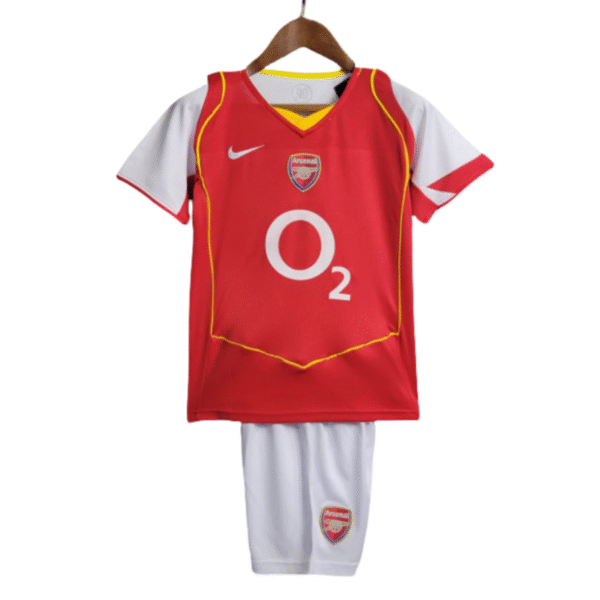 Arsenal Home Kids Retro Kits Children Shirt Football Jerseys 04-05