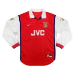 98-99 Arsenal Bergkamp #10 Retro Jersey Long Sleeve - 图片 2