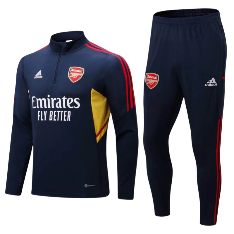 93605a8ddd Arsenal Half-Pull Training Suit Royal Blue Football Shirt 2022/2023 - 图片 1