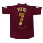 05-06 Arsenal Henry #14 Bergkamp #10 Pires #7 FABREGAS #15 Retro Jersey Home - 图片 6