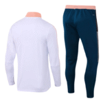 Arsenal Half-Pull Training Suit White Football Shirt 2021/2022 - 图片 2