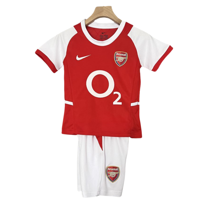 f545c09947 Arsenal Home Retro Kids Kits Children Shirt Cheap Jerseys 02-04 - 图片 1